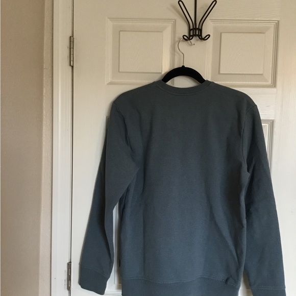 Patagonia Arched Fitz Roy Bear Uprisal Crew Sweatshirt Shadow Blue sz S small - Picture 2 of 6